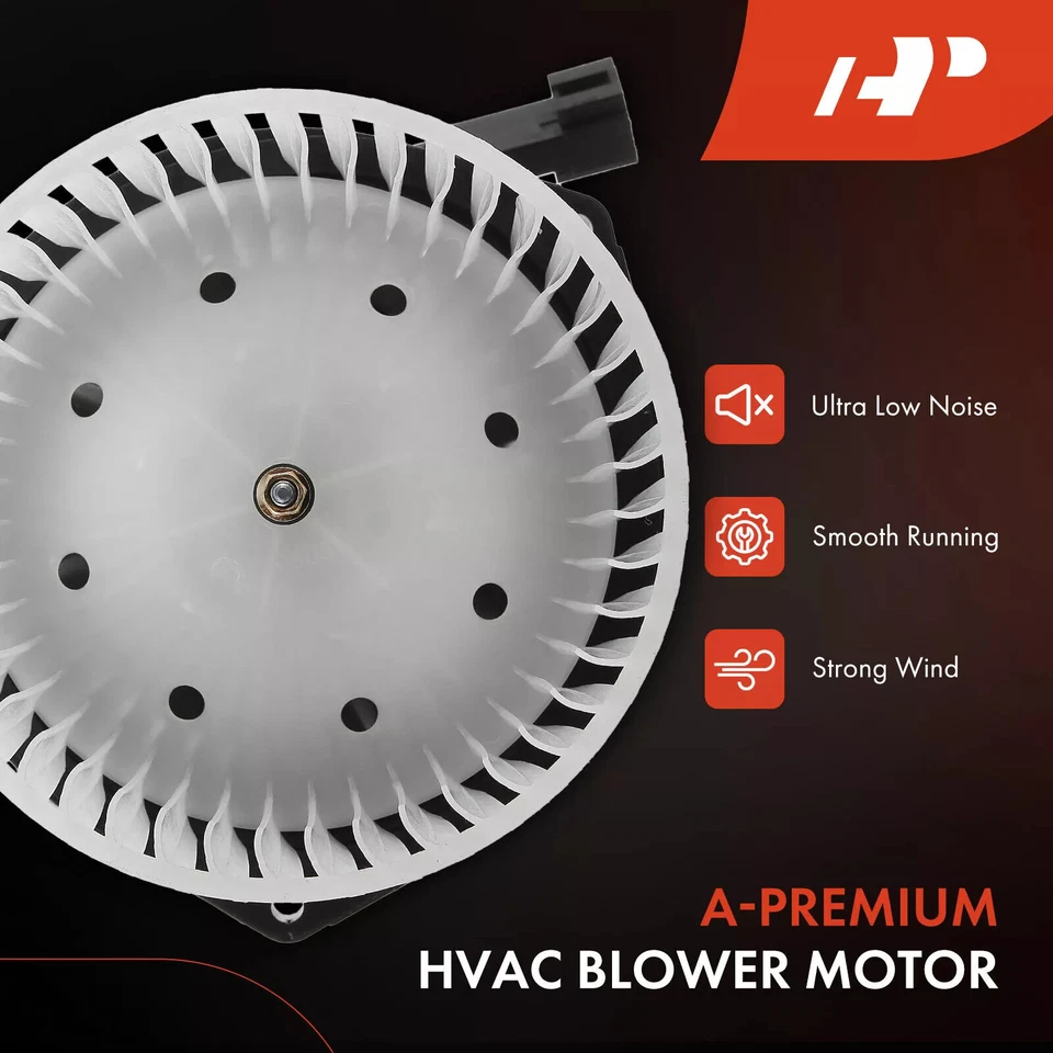 1x Motor soplador calentador HVAC delantero con jaula de ventilador para camioneta Dodge Ram 1500 2500 3500 Foto 3 de 4