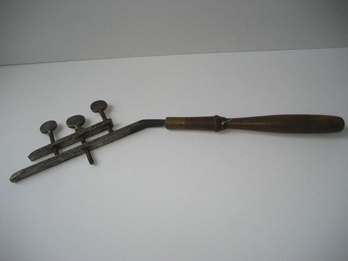 Antike/Vintage Holz Drehbank Zapfenschneider
