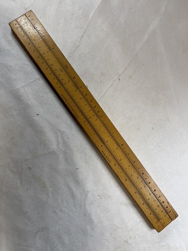 Vintage 1920s K & E Beginners Slide Rule 4058c Keuffel & Esser Wood ...