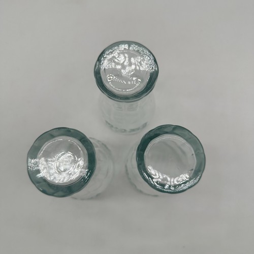 Coca Cola Coll Glasses Set of 3 Clear 12 oz Libbey Tumbler Diner Style Coke - Picture 4 of 4