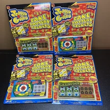 Lot of 20 PHONY FAKE ALL WINNER SCRATCHOFF SCRATCHER LOTTERY TICKETS JOKE GAG