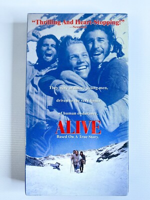 Alive, VHS, 1993 New Sealed- Ethan Hawke. Based on a True Story-RARE