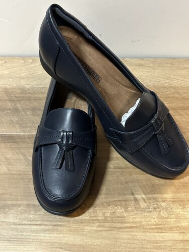 Mocasines para mujer azul marino con borla 7,5 - Imagen 3 de 10