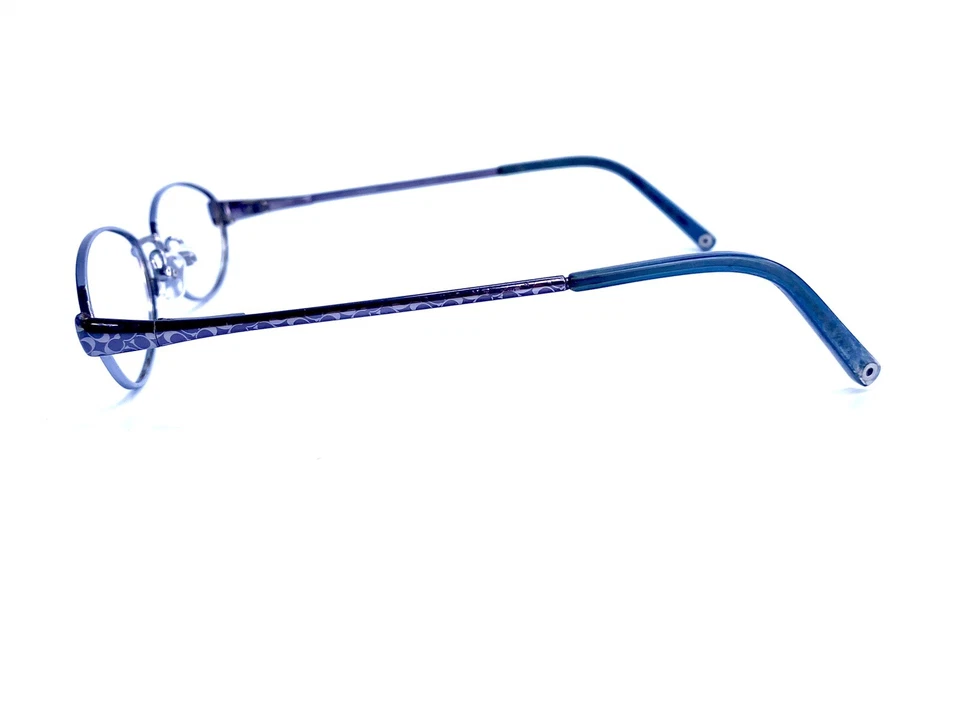 Gafas Coach NY Ovaladas Montura Gunmetal Templos Flexibles Lenora 1011 Pizarra 50 15 135 Foto 3 de 4