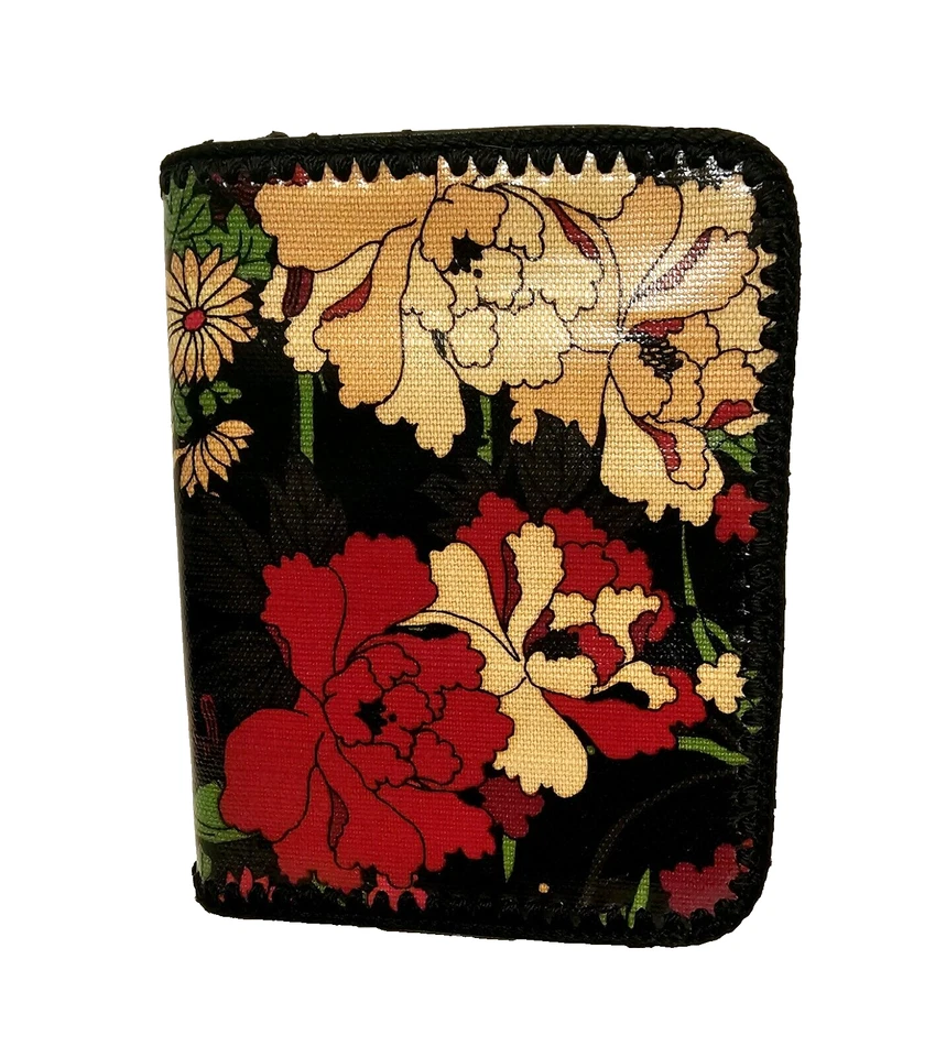 Sakroots Case iPad Kindle Tablet E book Reader Sleeve Zips Padded Black Floral - Image 2 of 4