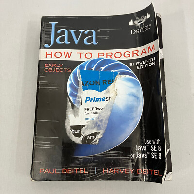 Java How to Program Early Objects by Paul & Harvey Deitel 11th Ed 2018 TPB