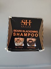 Men Black Beard Simple Hair Dye Color Shampoo Permanent Darkening Hair Coloring