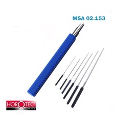 MSA02.153 Assortment Of 5 Side Conical Cutting Broaches With Plastic Handel,6p.