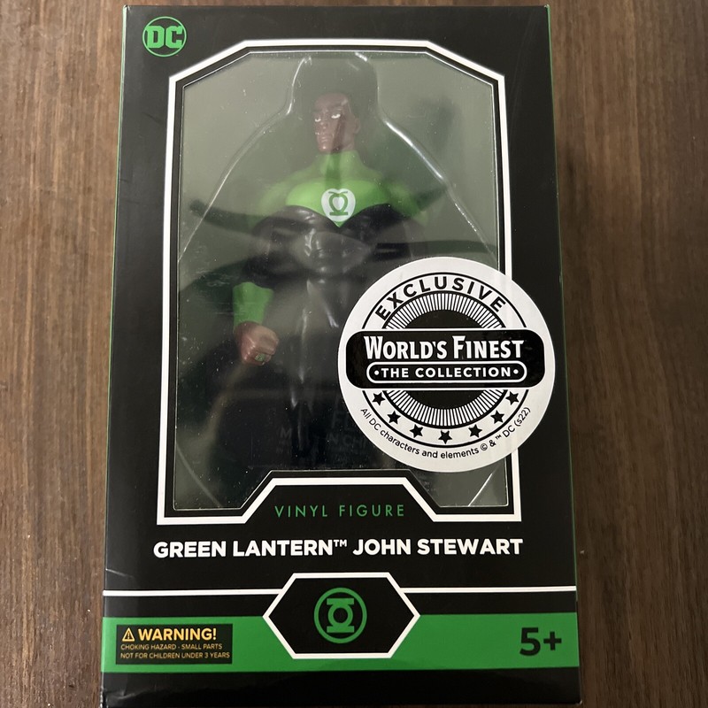 DC Comics Green Lantern John Stewart Vinyl Figure 6" Worlds Finest Ex Culturefly