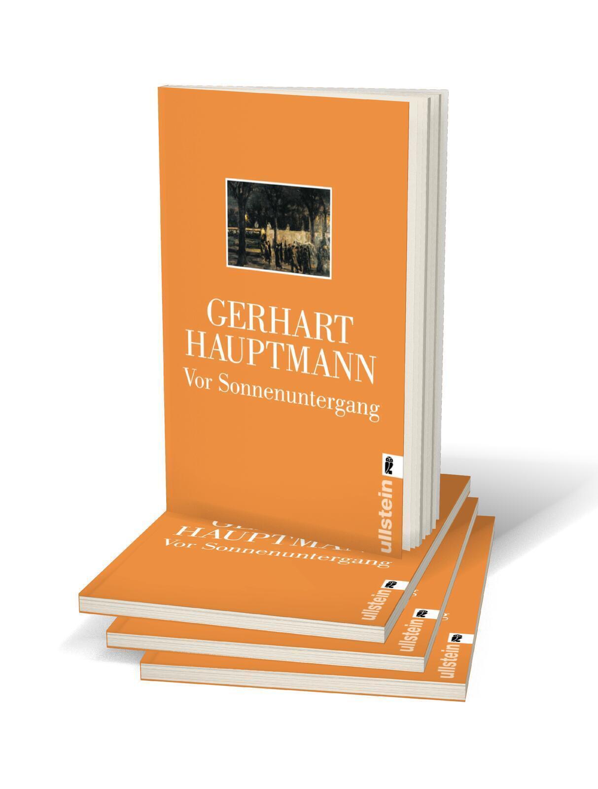 Thumbnail - Vor Sonnenuntergang | Gerhart Hauptmann | Deutsch | Taschenbuch | 128