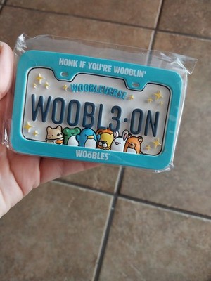 Woobles Wagon  2026 Woobleverse Exclusive Fridge License Plate Magnet NEW