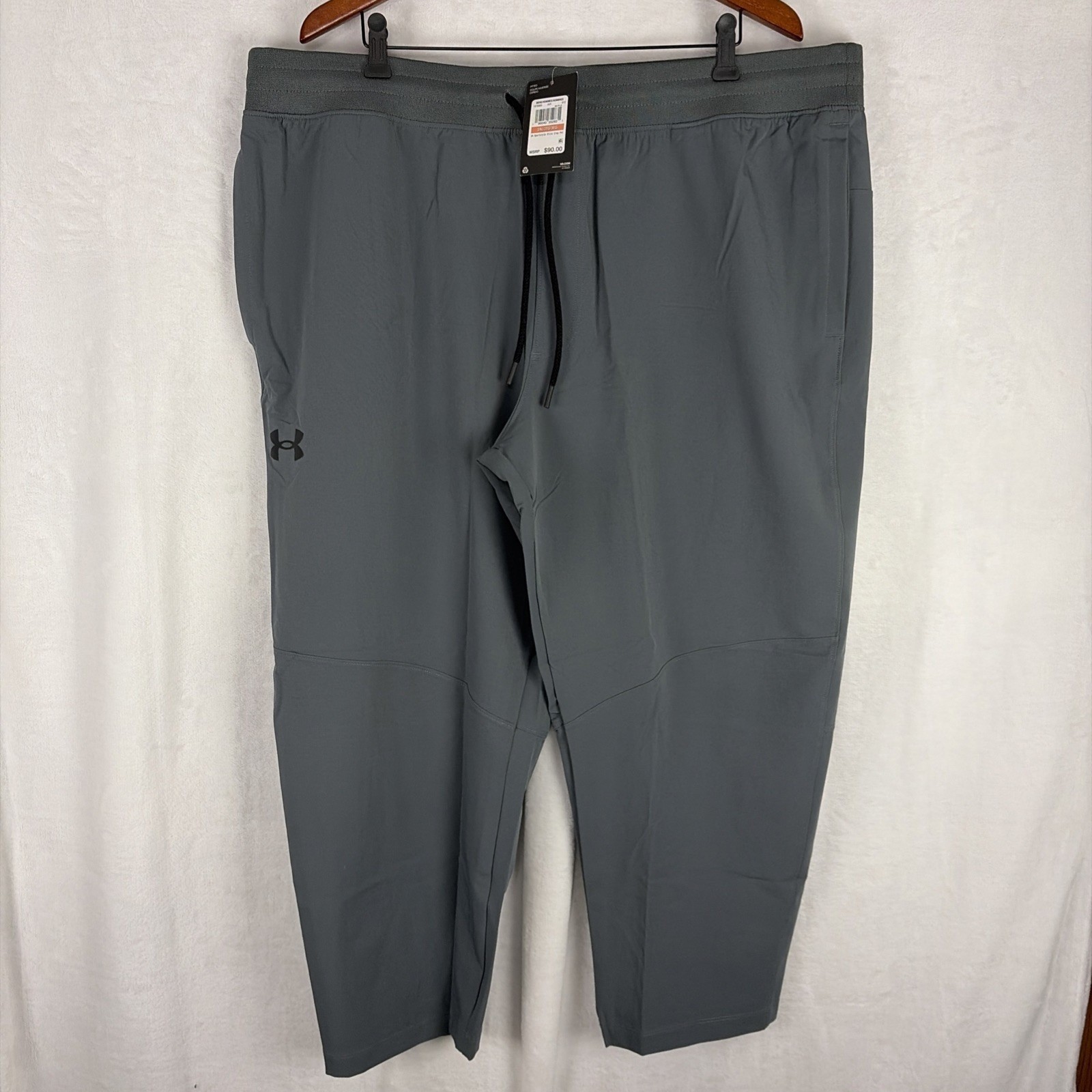 Under Armour Sportstyle Elite CROPPED Dark Gray Sweat Pants 1376965 Mens 3XL NWT