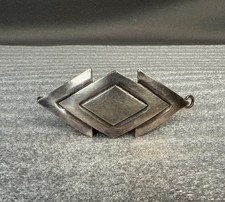 James Reid Vintage Sterling Silver Santa Fe Belt Buckle Piece