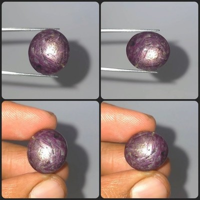 Natural 29.20  Ct Star Ruby Red Oval untreated Cabochon Loose Gemstone