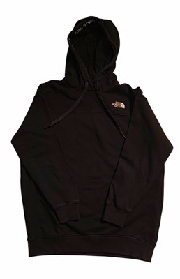 The North Face Damen Hoodie Pullover Schwarz Gr. M Fleece Polyester Logo Regular