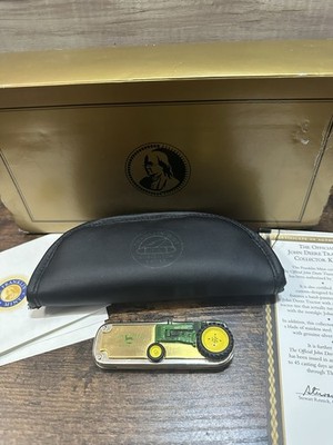 Franklin Mint John Deere 1948 Model B Tractor Pocket Knife w/ Box COA