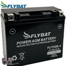 Akumulator motocyklowy FlyBat FLYTX20L-4 / YTX20L-BS AGM zamknięty, 12V|21,6Ah (177