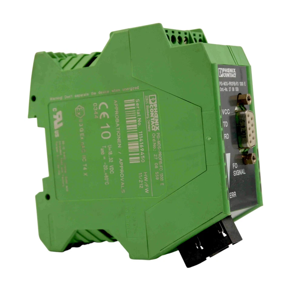 PHOENIX-CONTACT PSI-MOS-PROFIB/FO1300-E ID 2708559 LWL-UMSETZER - Bild 2 von 4