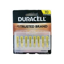 Duracell Size 10 Hearing Aid Batteries, Lot Of 9, 144 Batteries BB 3/23-25 READ