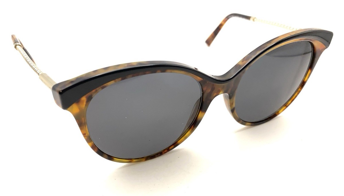 Tiffany & Co TF 4149 8050/3B Brown Gold Cat Eye Sunglasses  display picture 1