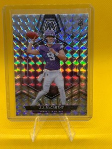 2024 Panini Mosaic JJ McCarthy RC #310 Rookie Silver Prizm SP Parallel Vikings