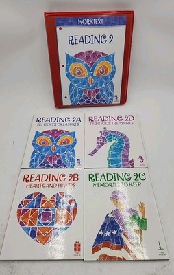 BJU Press Reading 2A-2D Student Reader Text Set + Worktext.
