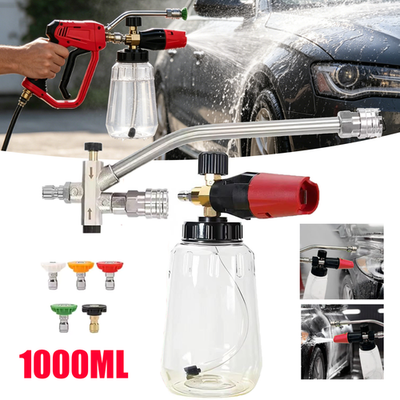 #ad For Pressure Washer Gun Car Foam Cannon Dual Connector Double Tip Attachment $30.98