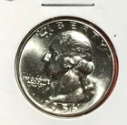 1956 Choice Uncirculated US Washington SILVER Quarter! Philadelphia Mint! Coin!