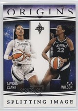 2024 Panini Origins WNBA Splitting Image A'ja Wilson Alysha Clark #5 xr1
