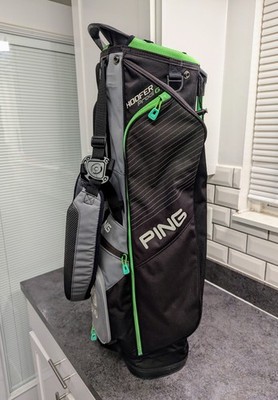 PING HOOFER Prodi G Black/Gray/Green Junior Stand Golf Bag ⛳ 4