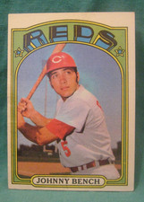 1972 Topps #433 Johnny Bench-Cincinnati Reds-HOF-#3666-Read Description
