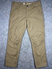 Carhartt Relaxed Fit Work Pants 32x30 Brown Tan Utility Full Swing 102812 257