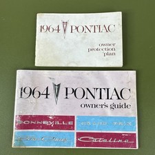 Oem 1964 Pontiac Owners Guide Bonneville Grand Prix W Protection Plan Plate Oem 1964 Pontiac Owners Guide Bonneville Grand Prix W Protection Plan Plate
