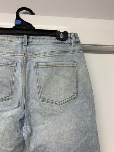Witchery Jeans Womens Size 10 Blue light wash Denim Button Fly stretch - Foto 5 di 6