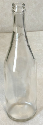 1956 Mavis Bottling-Detroit, Michigan-26 oz-Clear Etched Glass Soda-Pop Bottle