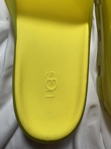 UGG Damen-Plateausandale Jella gelb transparent Größe 10 Pantolette - Bild 5 von 10