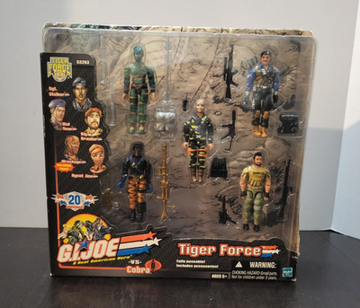 Tiger Force Vs Cobra 6 Pack 2002 20th G.I. JOE COBRA 25th MOC NEW