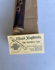 Xaphoon Maui Bamboo Saxophone SaxFLUTE