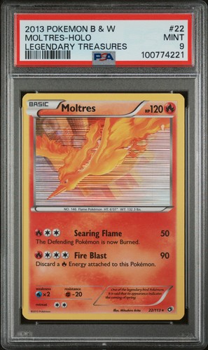 Moltres graded PSA 9 for sale on eBay