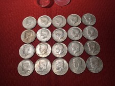 1965-1969 Mixed Dates Roll of 40% US Silver Halves AU/UNC - equals 2.95 oz Pure