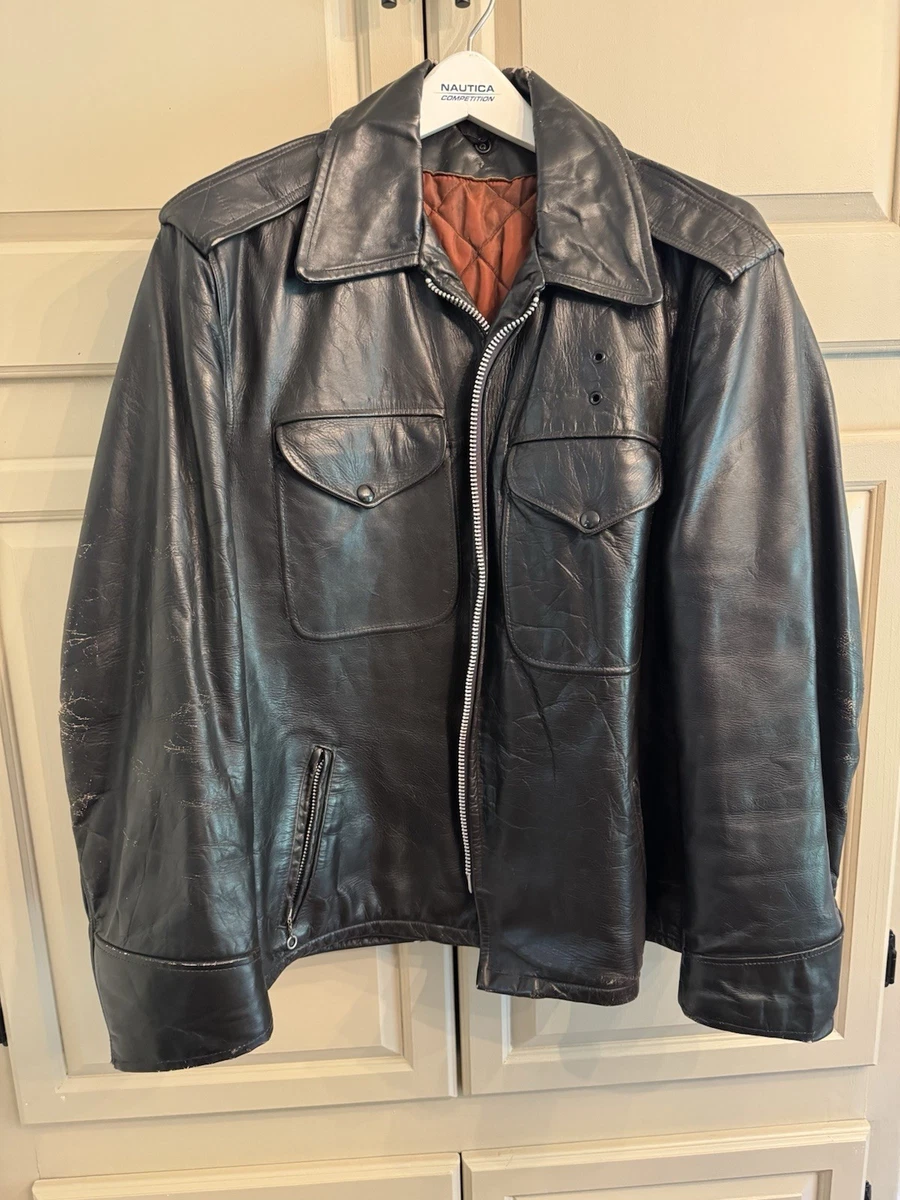 Police Leather Outer Shell Jackets for Men for Sale - Shop New