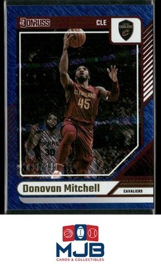2024-25 Donruss Donovan Mitchell Storm #/299 #110 Cleveland Cavaliers