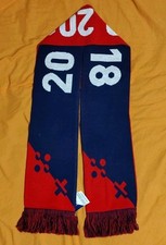 2018 eMLS Mens Red White And Blue Winter Scarf New With Tags By Diehard Scarfs