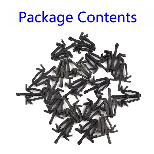 Exterior Clips Grille 90467-12040 Accessories Automotive Black Plastic