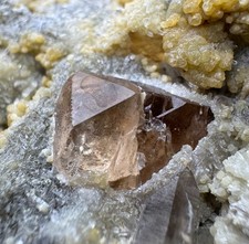 Top Quality Topaz Crystal, Well Finished, On Matrix/155 Grams