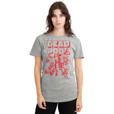 Image of Marvel Deadpool Corps Red Attack Womens T-Shirt S-2XL, Athletic Heather
