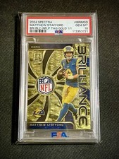 2024 SPECTRA MATTHEW STAFFORD BRI RLC-NFLP TAG GOLD VINYL  1/1 LOS ANGELES RAMS