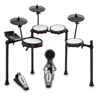 Alesis NITRO MAX 8Piece Electronic Drum Set wBT and BFD Sounds Blk Refurbished