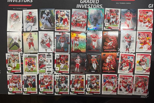 KC Chiefs Rookie Insert Patch Card Lot Mahomes, Worthy, Kelce