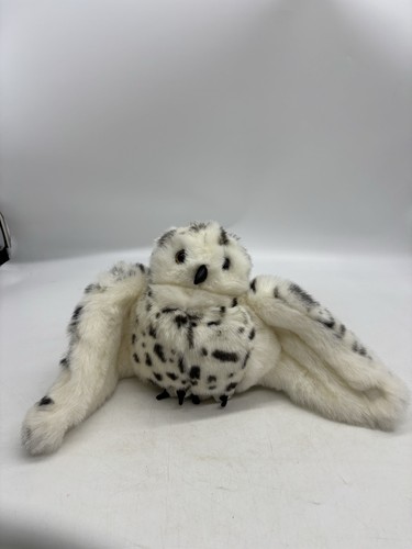 Folkmanis Snowy Owl Rotating Head Puppet Bird Plush Stuffed Animal Educational - Picture 14 of 14
